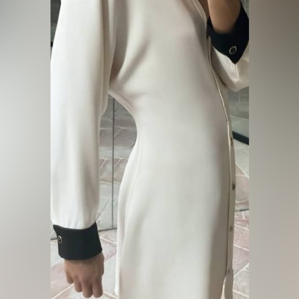 Zara contrast trim mini dress, Size M - Picture 4 of 13